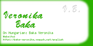 veronika baka business card